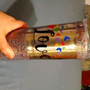 Autism awareness tumbler